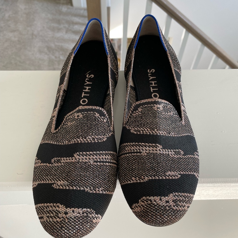 Rothy’s Golden Shimmer Loafers 9.5